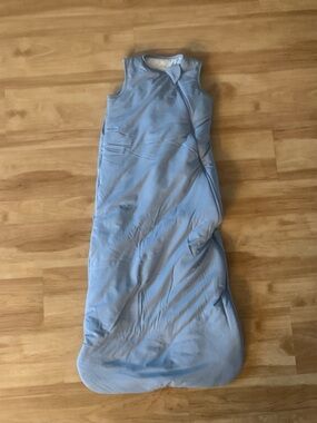 Quince Light Blue Sleeveless Baby Sleep Sack